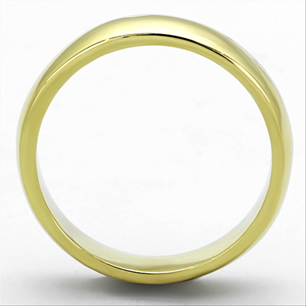 CJG2381 Unisex IP Gold Plated Stainless Steel  Ring