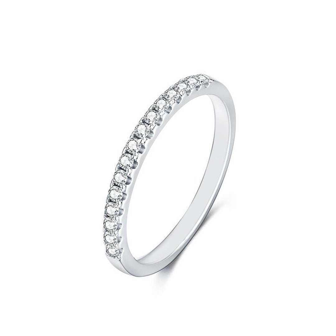 Wholesale Women&#39;s Pave Moissanite Stackable Ring