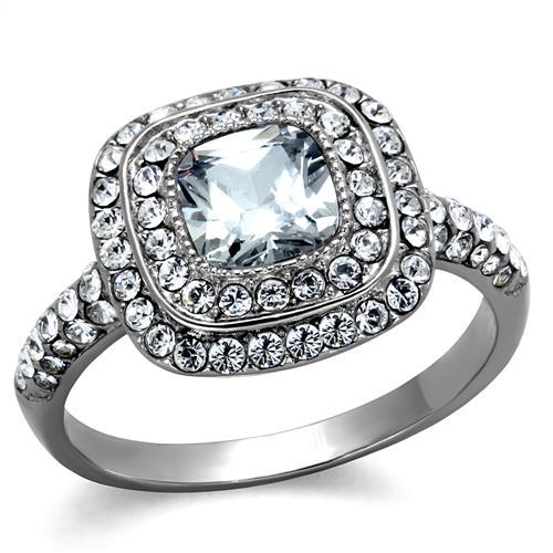 CJE2114 Halo CZ Engagement Ring