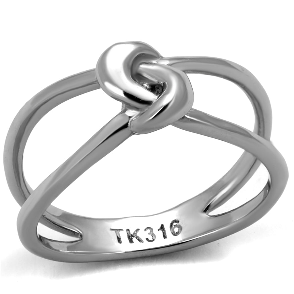 CJE2262 Wholesale Women&#39;s Stainless Steel Knot Ring
