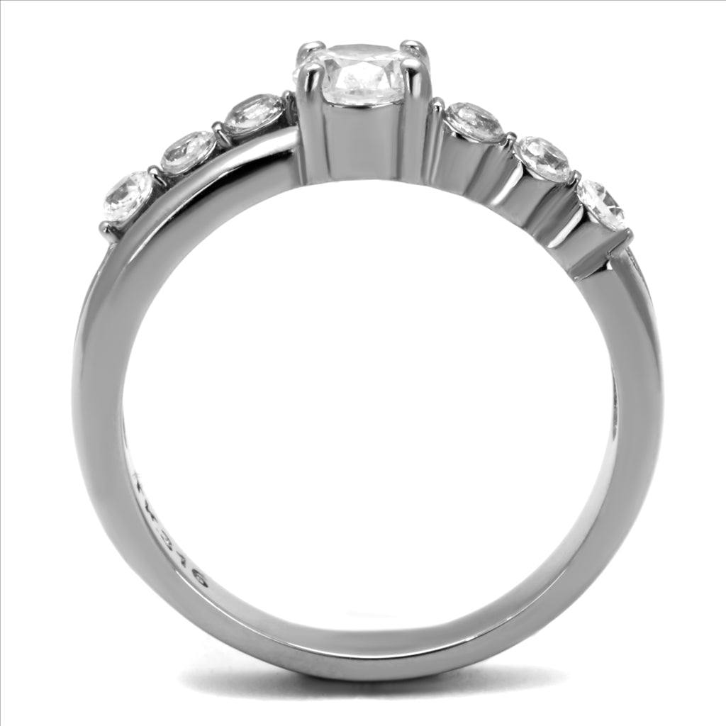 CJE2865 Wholesale Stainless Steel AAA Grade CZ Ring