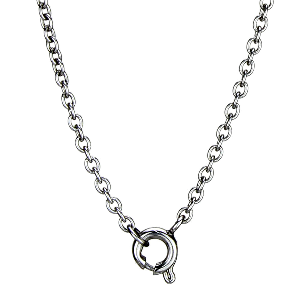 CJ2885 Wholesale Women&#39;s Stainless Steel High polished AAA Grade CZ Clear Infinity Necklace