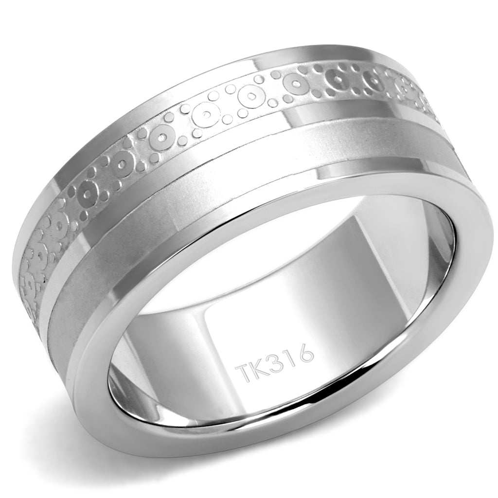 CJE2944 Wholesale Men&#39;s Stainless Steel Circle Design Band