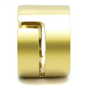 CJE3118 Wholesale Women&#39;s Stainless Steel IP Gold Fashion Ring