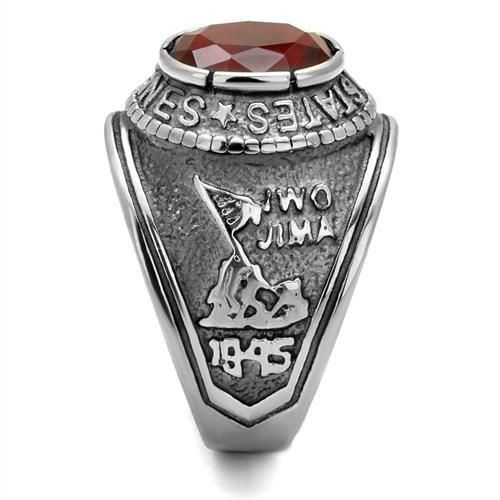 CJ7869OS Wholesale - Stainless Steel &quot;United States Marines&quot; Siam Ring